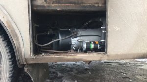Webasto Thermo 320 установленный на автобус ПАЗ. Плюс 32 кВт тепла и комфорта.