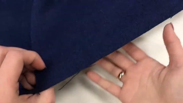Пальтовый шерстяной велюр синий PRT 09081901 смотреть онлайн