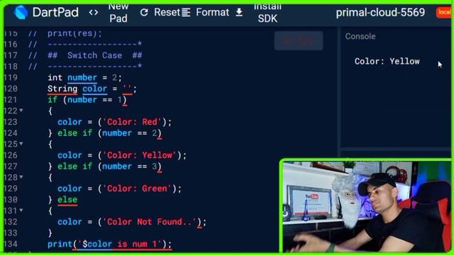 كورس فلاتر ودارت احترافي بالعربي - Flutter & Dart Course [Arabic] Switch Case Vs If Statements смотреть онлайн