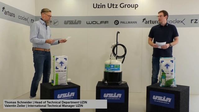 BAU ONLINE 2021 - Unsere Marke UZIN Präsentiert Die Neue Sprühfixierung UZIN U 5000 (DE/ENG)