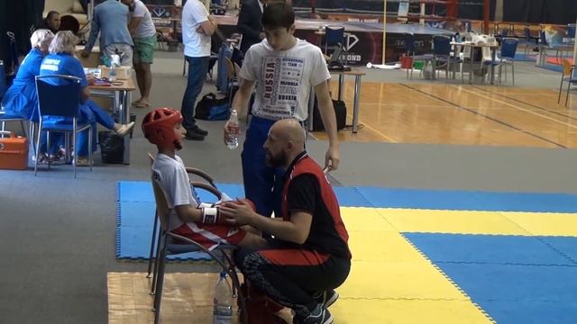 Магомедалиев А.(SPB) - Дзоблаев Э. (FKI) 22.09.17 Кубок мира по кикбоксингу, Анапа, 2017 смотреть онлайн