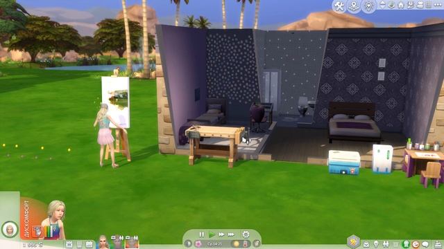 SIMS 4.ПОСТРОЙ СВОЙ ГОРОД #3 (7) Сенсей рисования!(с героями из "Гарри Поттер") смотреть онлайн