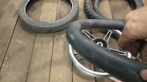 замена покрышки заднего колеса альфа