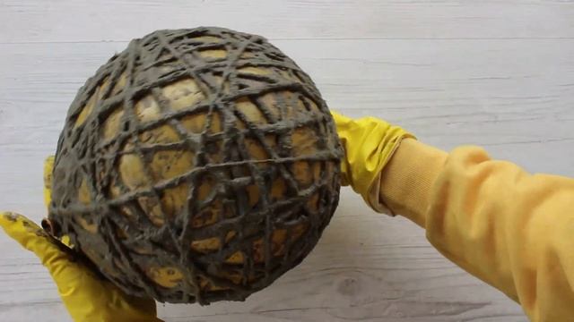 ?Декоративный шар из цемента с подсветкой своими руками.?? смотреть онлайн