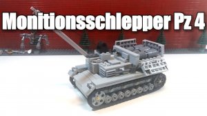 самоделка: ЛЕГО munitionsschlepper подвозчик боеприпасов. Инструкция