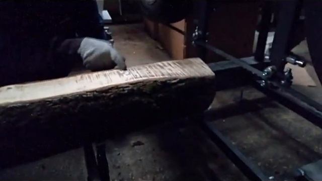 Пилорама своими руками. Первый распил смотреть онлайн