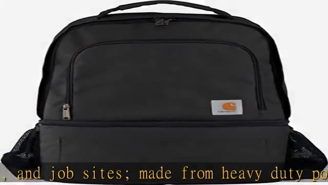 Carhartt 2-in-1 Insulated Cooler Backpack, Black смотреть онлайн