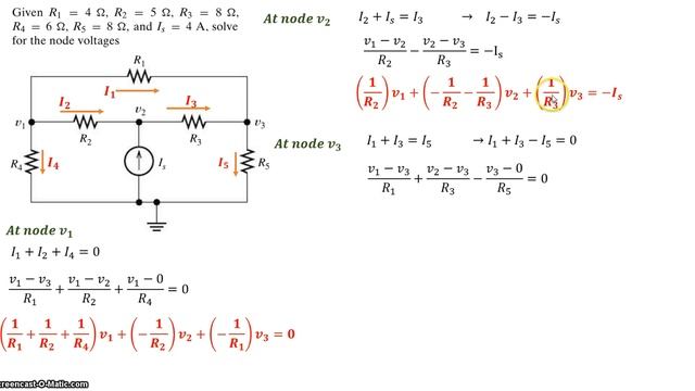 Example - Node Voltage Analysis смотреть онлайн