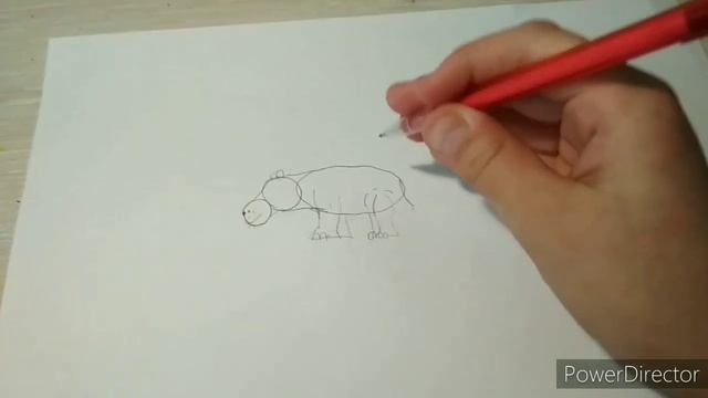 Как нарисовать бегемота?? смотреть онлайн