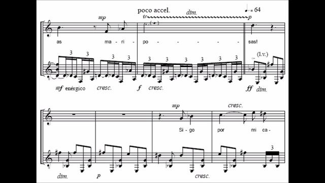 CÉSAR CANO: SUITE DEL AGUA, Op. 40 - 4/7 CURVA (para Soprano y Guitarra) смотреть онлайн