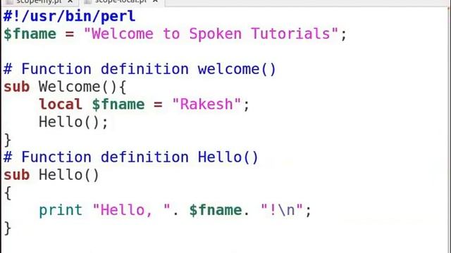 Access Modifiers in PERL - Manipuri смотреть онлайн