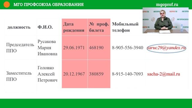 Пятиминутка #61 - О недостатках в размещении информации на профсоюзной странице смотреть онлайн