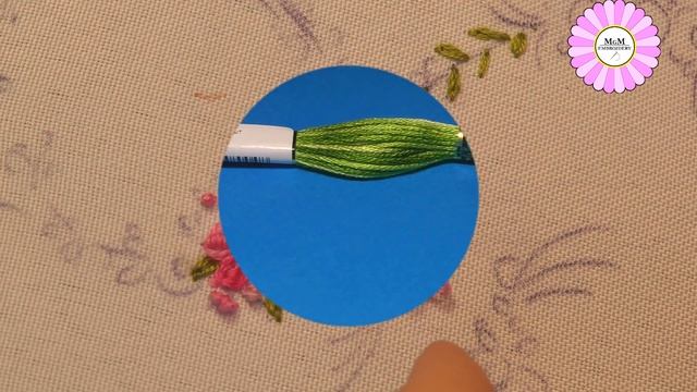 Floral letter | hand embroidery for beginners | pattern смотреть онлайн