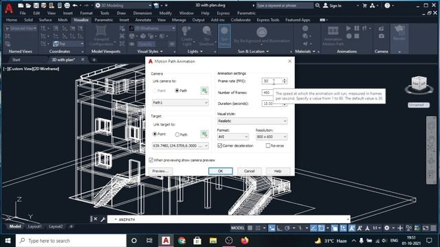 How to create walkthrough in AutoCAD||Walkthrough in Autocad tutorial|| 3D house animation video... смотреть онлайн