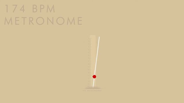 174 BPM Metronome - 1 Hour Metronome 174 BPM смотреть онлайн