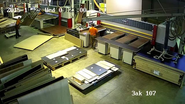 Распил ДСП на мебельной фабрике смотреть онлайн