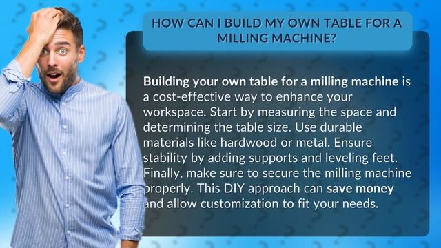 How Can I Build My Own Table for a Milling Machine? смотреть онлайн