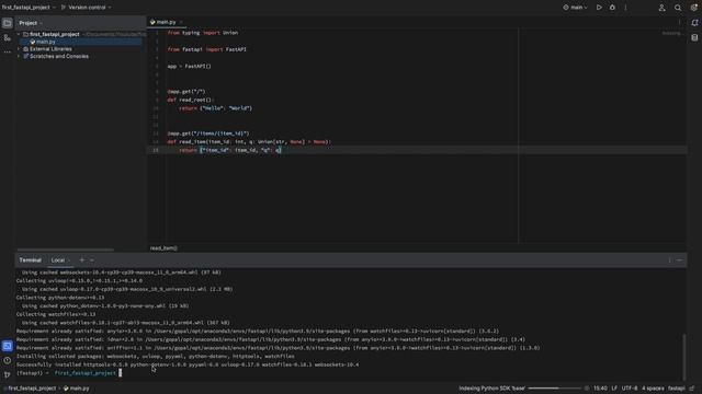 First basic fastapi project for rest api. #fastapi #restapi #trending #2023 смотреть онлайн