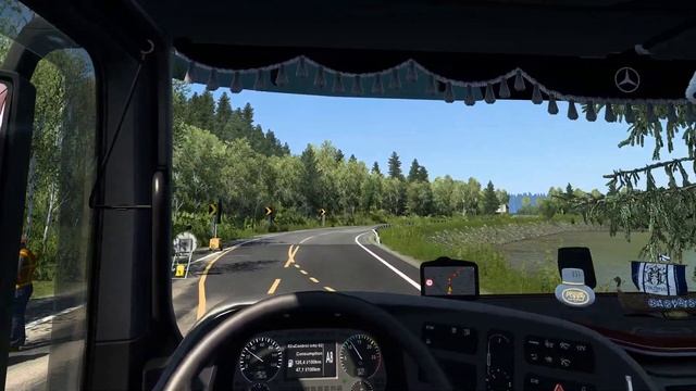 Euro Truck Simulator 2 | ETS2 1.44 | Mercedes Actros MP3 Low Deck | Oslo (N) to Trondheim (N) смотреть онлайн