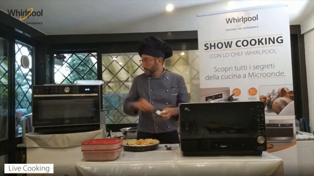 Scopri La Diretta Realizzata Per Scoprire I Segreti Della Cucina Con Il Forno A Microonde Whirlpool