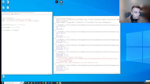 String Concatenation in Python #in English смотреть онлайн