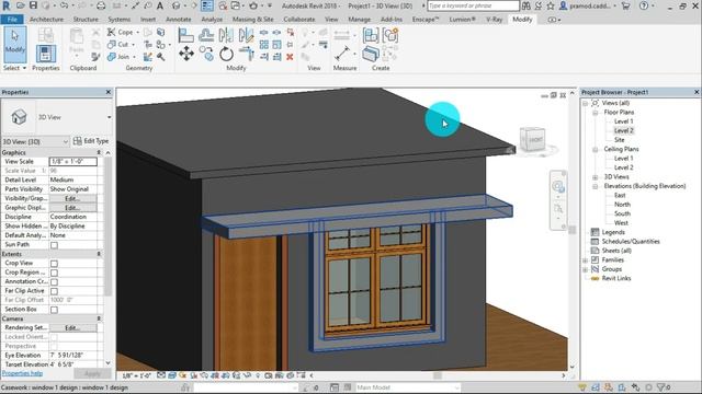 How To Apply Paint(Material) to Extrusion, Sweep In Revit смотреть онлайн