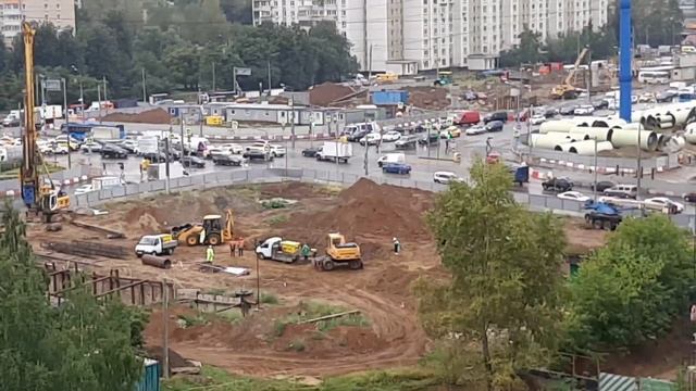 Что-то роют и копают... Юго-Восточная хорда. Южная Рокада. Строительство продолжается. смотреть онлайн