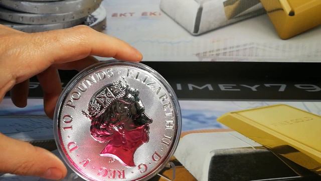 2018 10oz Silver 999,9 Valiant Coin Royal Mint review!! смотреть онлайн