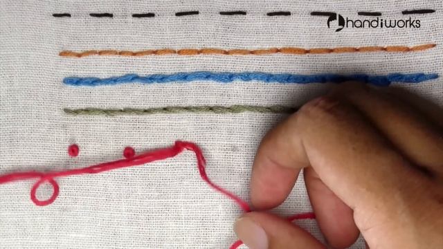 Hand Embroidery for Beginners - Part 2 | 10 Basic Stitches | HandiWorks #52 смотреть онлайн