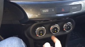 Lancer X - настройка кондиционера