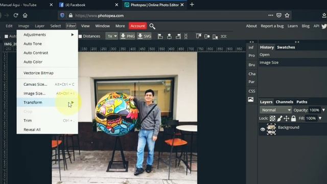 Alternativa web online gratis Photoshop: Photopea - manuelagui.com смотреть онлайн