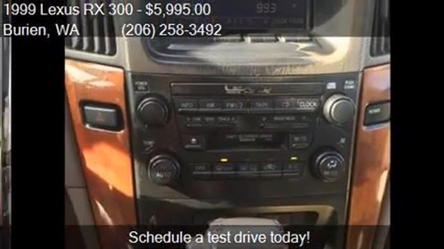 1999 Lexus RX 300 Base AWD 4dr SUV for sale in Burien, WA 98 смотреть онлайн
