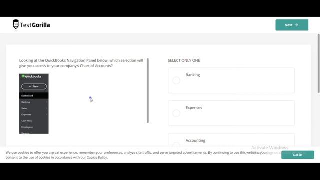 Test Gorilla Quickbooks Pratice Test 2022 смотреть онлайн
