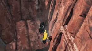 Тачки против гигантской ямы - BeamNG Drive