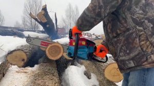 Японская бензопила MATSUMOTO  Работаем на пилораме!!!