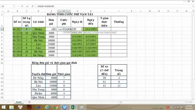 6. Hướng dẫn bài tập excel. Hàm Vlookup, hàm if Kết hợp if và vlookup. Update смотреть онлайн