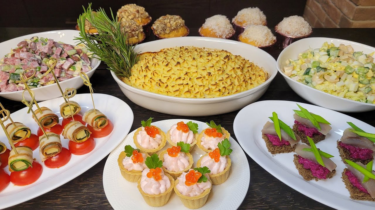 МЕНЮ на НОВЫЙ ГОД 2023 - Быстрый НОВОГОДНИЙ СТОЛ 2023 из 7 Блюд смотреть онлайн