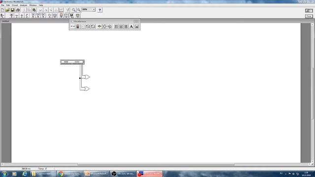 Интерфейс Electronic Workbench