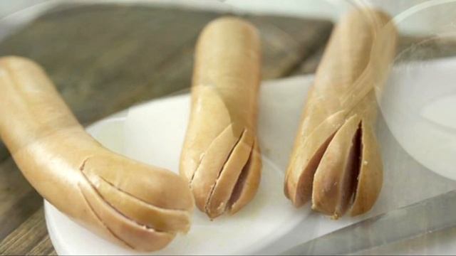 Пюре из тыквы и картофеля. Пюре с сосисками. смотреть онлайн