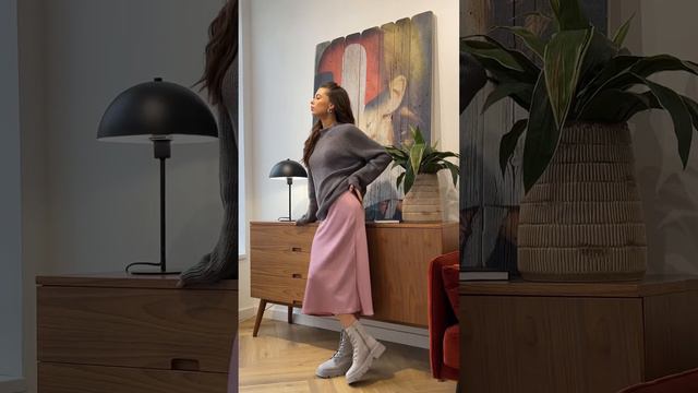 💐 Образы с летящей струящейся юбкой из шёлка. Арт. юбки на Wb 121068382. Арт. джемпера 109023372 💕