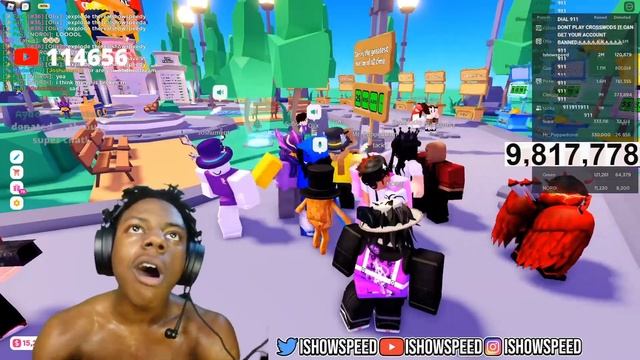 IShowSpeed CALLS 911 After Being Trolled in ROBLOX! смотреть онлайн
