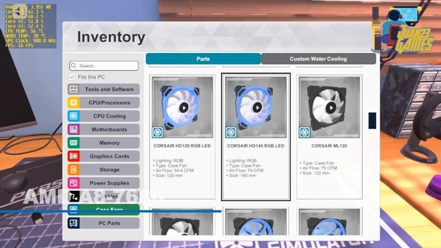 PC Building Simulator Benchmark A8 7680 iGPU смотреть онлайн