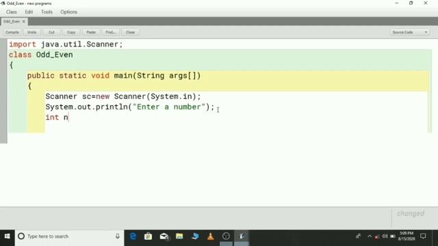 JAVA program to find out Odd& Even number смотреть онлайн