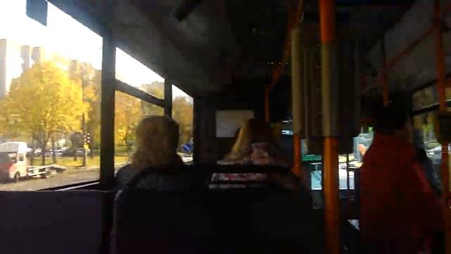 Поездка на автобусе МАЗ-105 (Маршрут: 30с, Ст. М. Каменная горка - Мазурова) смотреть онлайн