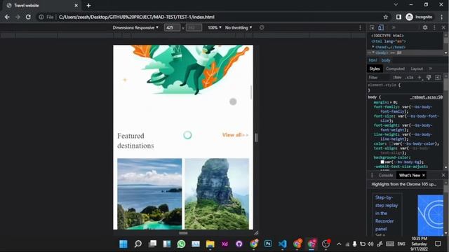 traveling Responsive website design using HTML | CSS | BOOTSTRAP 5 смотреть онлайн