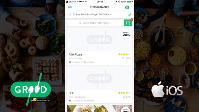 Grood (IOS) by PagesJaunes - A 5 Minute Walkthrough смотреть онлайн