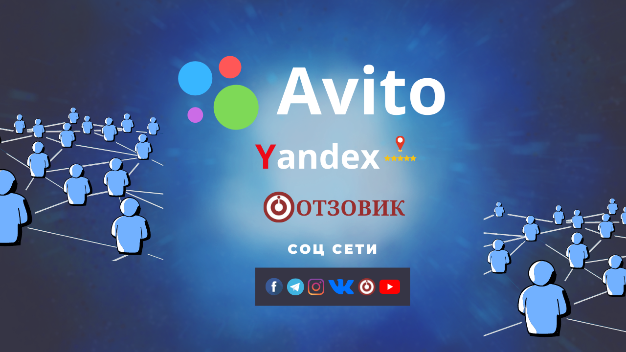 Заказать отзывы. (Авито, Яндекс) от 50р