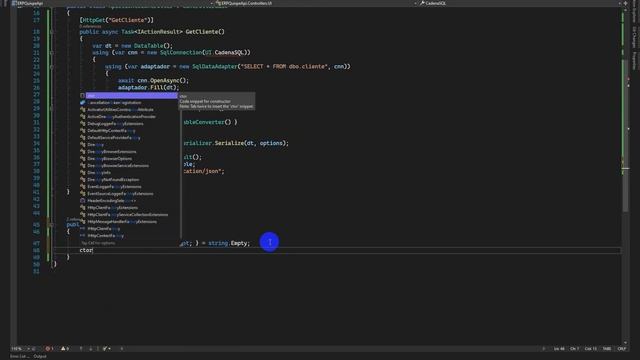 API Net 6 with ADO & SQL Server desde cero смотреть онлайн