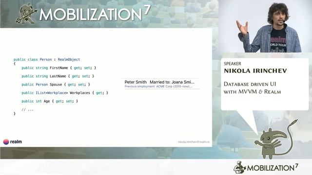 Database driven UI with MVVM & Realm - Nikola Irinchev смотреть онлайн