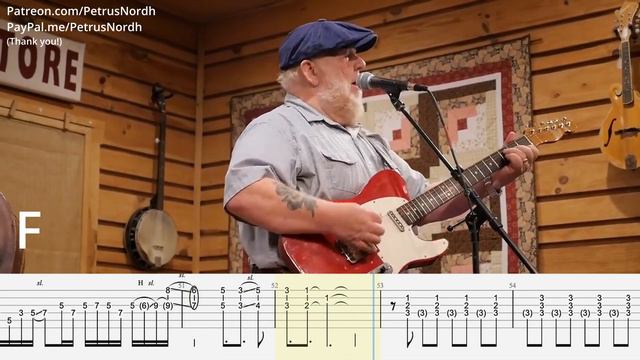 Redd Volkaert - She's Gone, Gone, Gone FULL TAB! смотреть онлайн